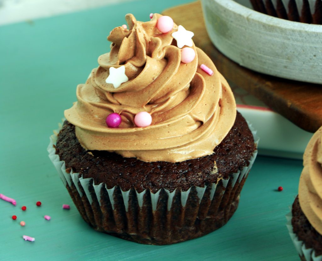 Minze und Blatt: Double Chocolate Cupcakes vegan