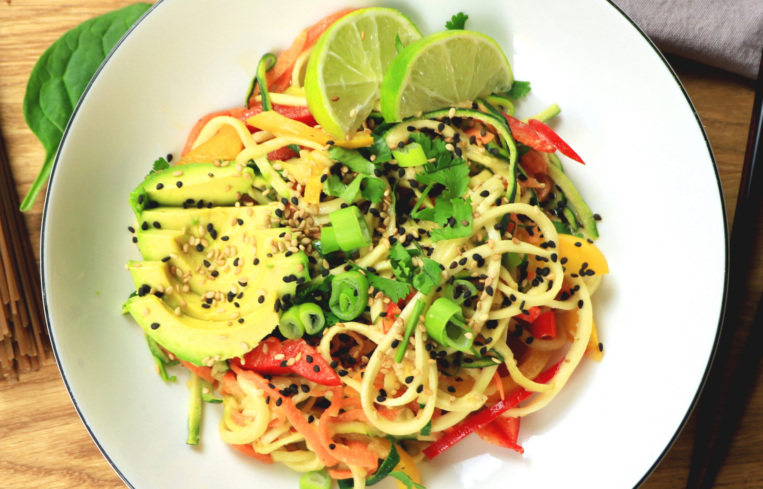 Read more about the article Asiatische Gemüse Sesam Nudeln